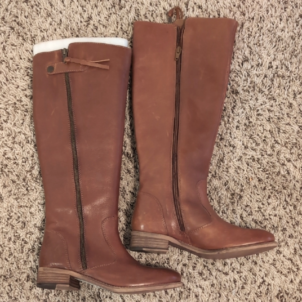 Diva True Brown Knee-High Leather Boots